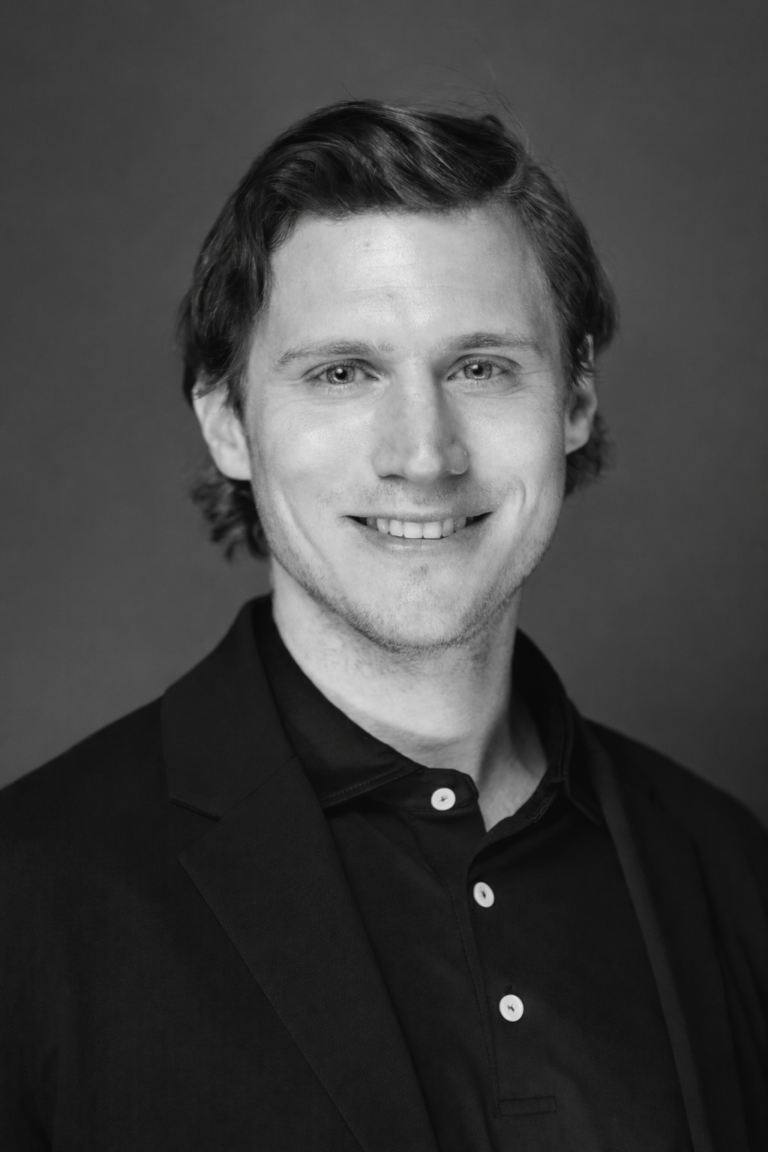Jeffrey Stefanov black and white headshot.